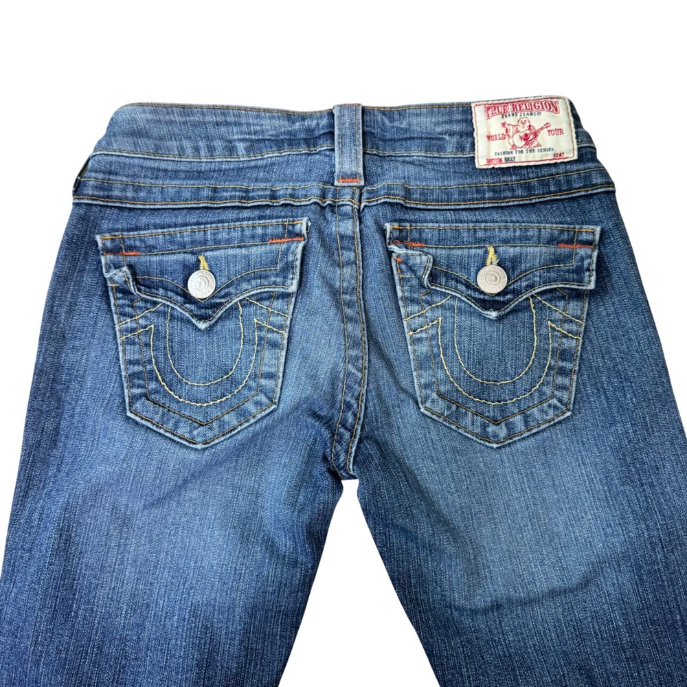 Vintage True Religion Billy Low Rise Bootcut Jeans Women's Size 26 Y2K - Picture 7 of 7